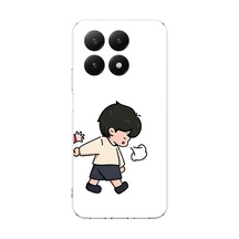 Xiaomi Mi 15t Uyumlu Zorla Götürülen Sevgili - Çift Kombini Baskılı Silikon Kılıf Renkli