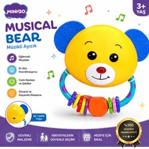 Musical Bear Işıklı ve Müzikli Bebek Oyuncağı Sarı