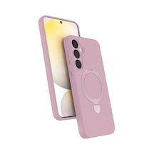 Newface Samsung Galaxy Uyumlu A55 5g Regal Magsafe Standlı Kapak - Açık Pembe