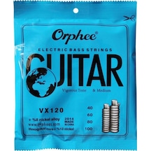 Orphee Vx120 Bas Gitar Teli Seti Orta Seviye - Nikel Kaplama