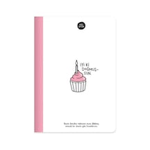Keskin Color Hisli Şeyler A5 80 Yp. Renkli Sayfa Pembe Çizgili Defter 500642-99
