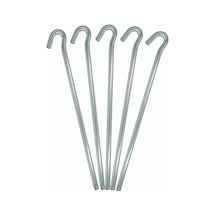 8mm 20 Cm 10 Adet Paslanmaz Kaymaz Kancalı Çadır Branda Kazık Demir 8 Mm X 20 Cm