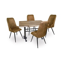 Beymobilya Çipa Werzalit-Çırağan Mutfak Masa Takımı Bej