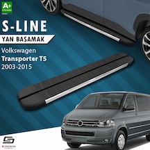 S-dizayn Vw Transporter T5 Kısa Şase S-line Krom Yan Basamak 213 Cm 2003-2015 A+ Kalite