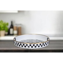 Dama Emaye Tepsi 28 Cm 12v