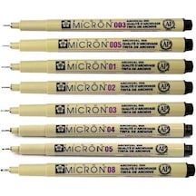 Pigma Micron Çizim Kalemi 8'li Set