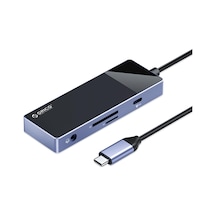 Orıco Type-c Pd100w 4k 30hz Hdmı 3.5mm Jak Sd Tf Kart Okuyucu 3 Usb Portlu Hub Çoklayıcı