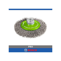 Bosch Pro 100 Mm Paslanmaz Çelik Konik Tel Fırça M14 2608622108