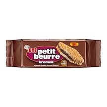 Eti Petit Beurre Kremalı Bisküvi 270 G - Kakao Kremalı Lezzet 8'li Avantaj Paketi - 8 Adet Tarı