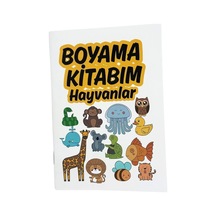 Hayvanlar Temalı Boyama Kitabı 210x145 Mm