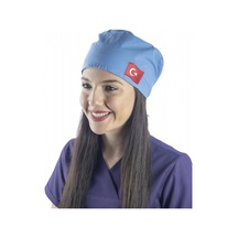 Mavi Bayrak İşlemeli Cerrahi Bone - Doktor Bone-Standart-106 Mavi