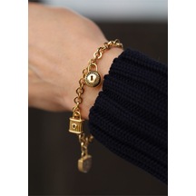 Yenigün Kuyumculuk 14 Ayar Altın Cetaş Bir Dilek Tut Bileklik Tyca0bf8c52bb21c70 Sarı Altın