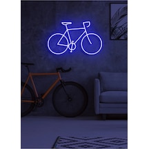 Twins Led Bisiklet Figürlü Neon Tabela Mavi Model:model:40523366 Mavi