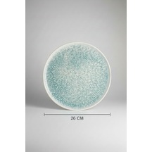 6'lı Toledo Servis Tabağı 26cm Dijital Asel Rinart Krem