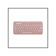 Teknoteg - Rsr - Logıtech K380s, Pebble Keys 2, Rose, 920-011861, Bluetooth, Türkçe, Q, Multimedya,