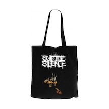 Suicide Silence The Cleansing Siyah Kanvas Bez Çanta Siyah