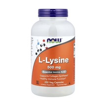 L-lysine Eaa 500 Mg 250 Veg. Capsules - Supports Collagen Synthesis - Health Immune Functıon