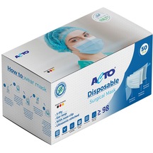 Acto Surgical Mask Meltblown Kumaş Koruyucu Maske 50 Adet