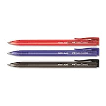 Faber Castell Auto 1425 Basmalı Mavi Tükenmez Kalem