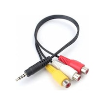 3.5Mm Mini Stereo 3Rca Audio F Çevirici Kablo
