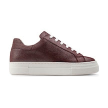 Deery Hakiki Nubuk Bordo Sneaker Kadın Ayakkabı - Z1681Zbrdc01 Bordo