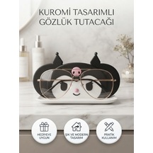 Kuromi Karakter Figür Tasarımlı Gözlük Tutucu Ve Çok Amaçlı Organizer