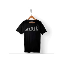 Evolution Human Evrim Yay Ok Okçu Baskılı Tişört Unisex T-shirt 001