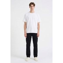 Defacto Beli Bağcıklı Wide Leg Pantolon F6131ax25aubk27 Siyah
