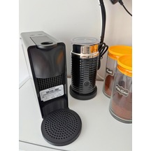 Nespresso Büyük Bardak Altlığı 10.5 Cm Geniş Su Damlama Haznesi Siyah