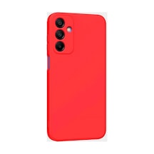 Herşeytrend Samsung Galaxy Uyumlu A25 5g Kılıf First Silikon - Kırmızı Çok Renkli