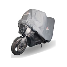 Arora Dazzle 50 Arka Çantasız Motor Brandası Gri Sıvamalı Su Geçirmez Uv Korumalı