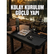 Pratik Katlanabilir Masa Kamp Piknik Bahçe Ve Karavan Kullanımına Uygun Çok Renkli