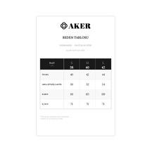 Aker Lacivert Klasik Pantolon Etek Lacivert Lacivert