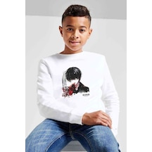 Tshirthane Anime Tokyo Ghoul Anteiku Baskılı Unisex Çocuk Beyaz Sweatshirt (534752867)