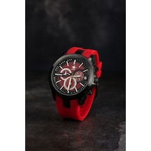 Sportif Model Silikon Erkek Kol Saati Kırmızı - 796235128 Siyah