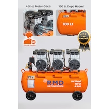 R.M.D Kompresör 100 Lt Hava Kompresörü Sessiz ve Yağsız 100Lt SH1100I3