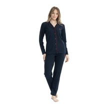U.S. Polo Assn. U.s Polo 11000 Kadın Boydan Patlı Pijama Takım 001