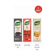 Vesile Soğuk Sıkım Çörekotu Yağı + Hint Yağı + Kabak Çekirdeği Yağı 3 x 50 ML