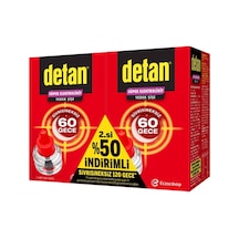 Detan Sivrisineksiz 60 Gece Elektrolikit Yedek Şişe 2’li