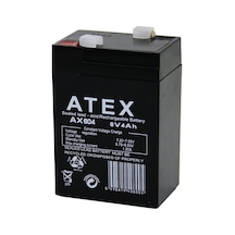 Atex Ax-604 Kuru Akü 6v-4ah Amper Kalın