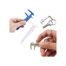 80Mm Plastik Kumpas Ve Metal Mini Anahtarlık Kumpas Seti