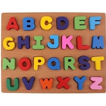 Ahşap Büyük Harf Puzzle Bultak 22X29