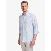 Pierre Cardin Erkek Açık Mavi Gömlek Desenli 50325355-vr003