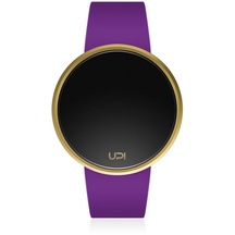 Upwatch Round Gold & purple Unisex Kol Saati