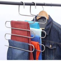 5 Katlı Metal Pantalon Eşarp Askısı Dolap Içi Düzenleyici Pantolon Askısı Metal Beyaz Tr Diğer