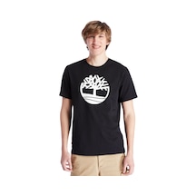 Timberland Ss Kennebec River Tree Logo Tee  Siyah T-shirt