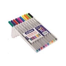 Globox Fineliner Keçe Uçlu Kalem 10 Renk Pvc Kutu GLBX3240