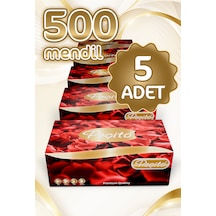 Peçito "500" Çift Katlı Pratik Mendil Çek Kullan Kutu Mendil 5adet X 100mendil