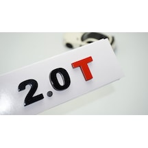 Dk Tuning 2.0t Bagaj Siyah Kırmızı Yazı Logo Volkswagen İle Uyuml