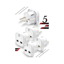 Mn6 M04 Priz Dönüştürücü/5 Adet Fiş Çevirici Adaptör-şarj Aleti Fiş Dönüştürücü